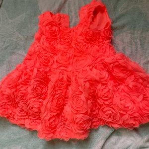 Beautiful red/orange dress for 12m